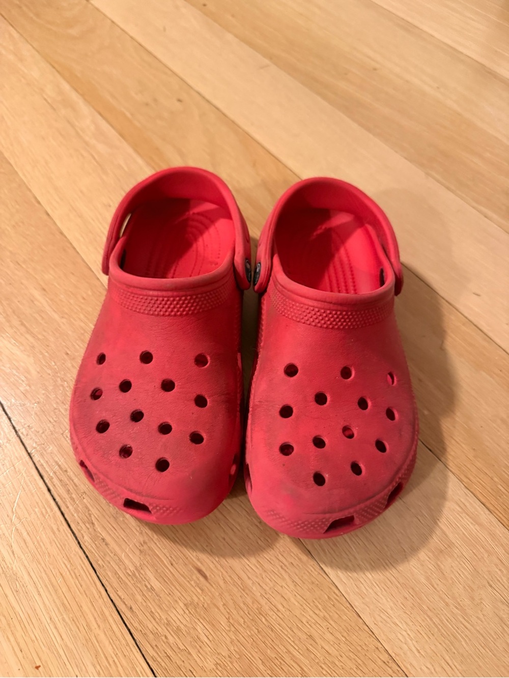 Kids Red Crocs